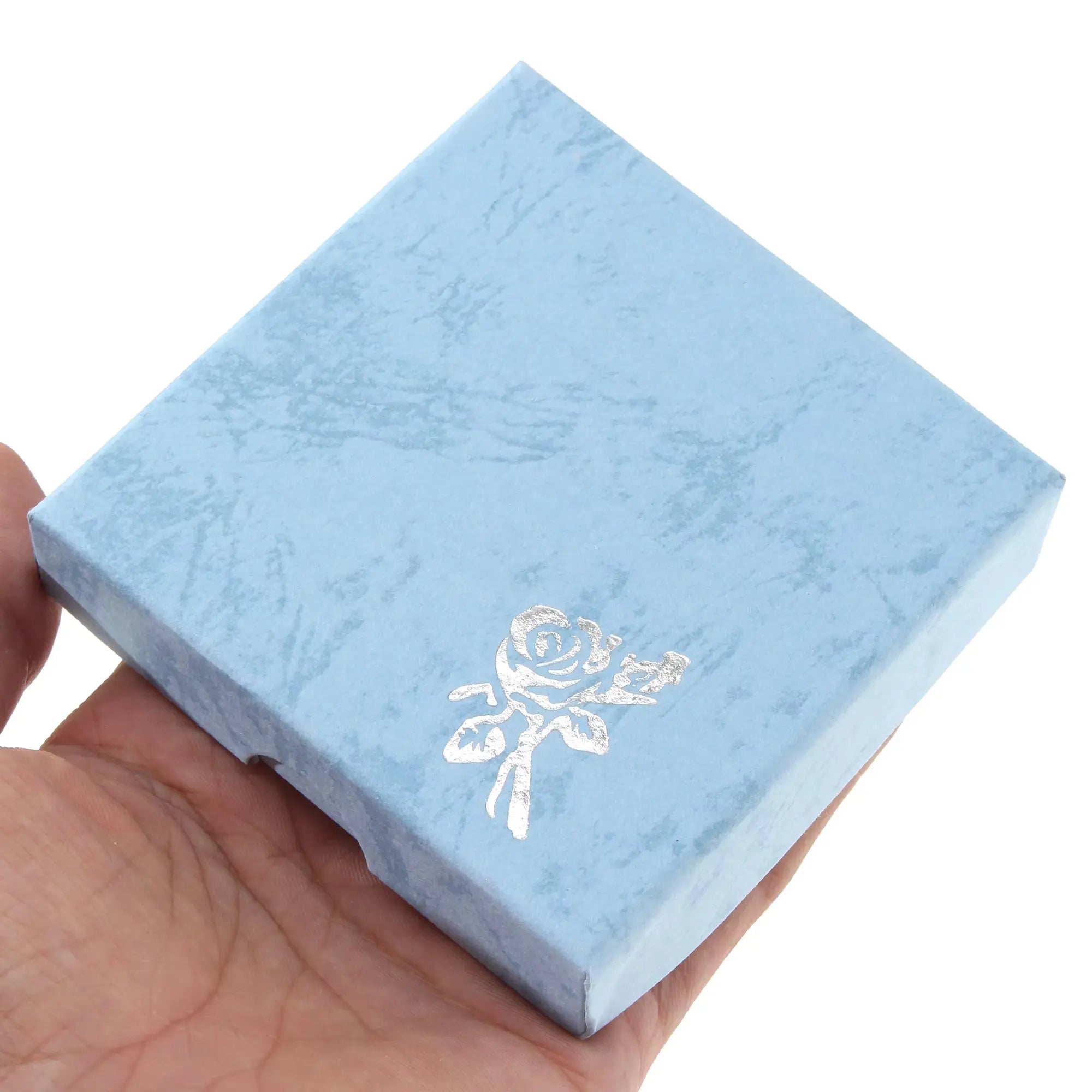 Square Jewelry Packaging Box Bracelet Necklace Cardboard Gift Organizer Case Women Pendant Storage Display Container 2022 NEW