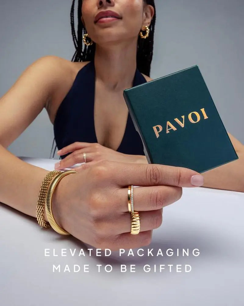 PAVOI 14K Gold Plated Convertible Chunky Hoop and Huggie Earrings - Cubic Zirconia CZ Drop Dangle Earrings for Women