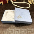 Square Jewelry Packaging Box Bracelet Necklace Cardboard Gift Organizer Case Women Pendant Storage Display Container 2022 NEW